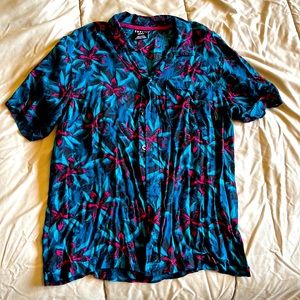 Empyre floral button up shirt